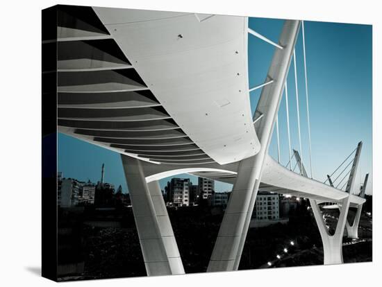 Jordan, Amman, Amman Suspension Bridge-Walter Bibikow-Premier Image Canvas