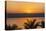 Jordan, Dead Sea. Sunset over the Dead Sea with the Mountains of Israel Beyond.-Nigel Pavitt-Premier Image Canvas