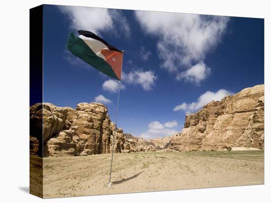 Jordanian Flag, Jordan, Middle East-Sergio Pitamitz-Premier Image Canvas