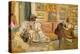 Jos and Lucie Hessel in the Small Salon, Rue de Rivoli, c.1900-05-Edouard Vuillard-Premier Image Canvas