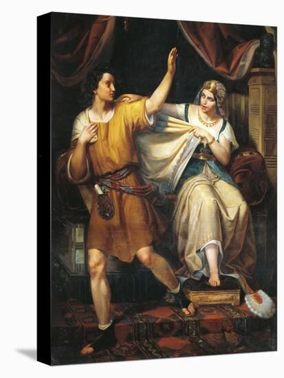 Joseph and Potiphar's Wife, 1852-Juan Urruchi-Premier Image Canvas