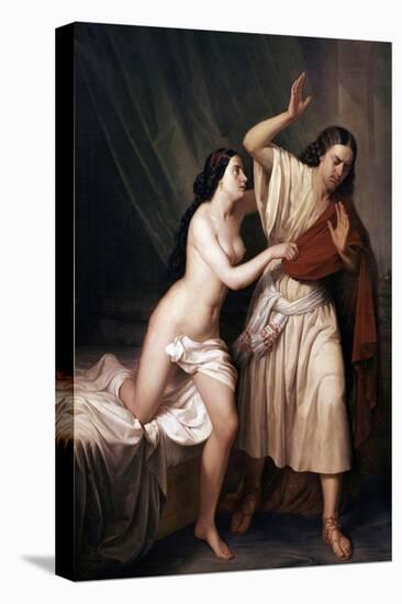 Joseph and Potiphars Wife, 1854-Antonio Maria Esquivel-Premier Image Canvas