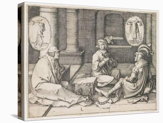 Joseph Interpreting the Dreams in Prison, 1512-Lucas van Leyden-Premier Image Canvas