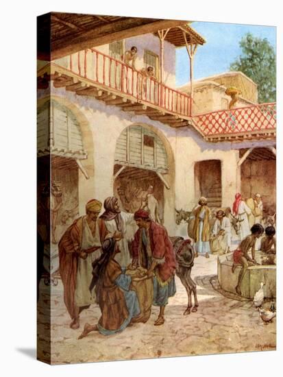 Joseph 's brethren at the inn Every Man's money in his sack - Bible-William Brassey Hole-Premier Image Canvas