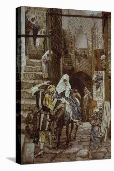 Joseph Seeks Lodging at Bethlehem-James Tissot-Premier Image Canvas