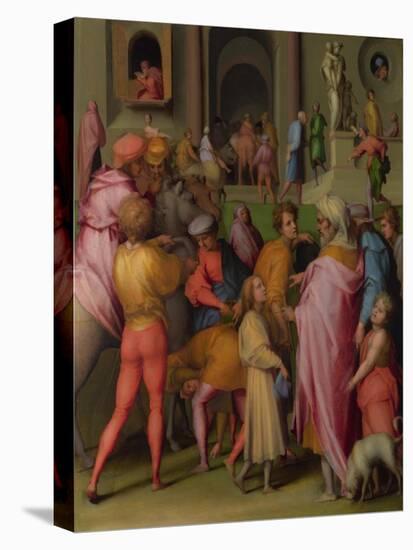 Joseph Sold to Potiphar (From Scenes from the Story of Josep), Ca 1515-Pontormo-Premier Image Canvas