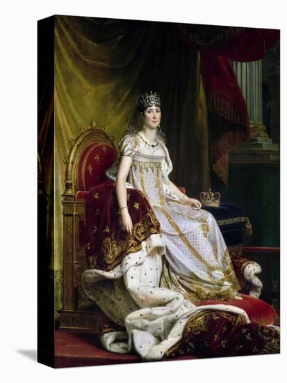 Joséphine De Beauharnais, the First Wife of Napoléon Bonaparte in Coronation Costume, 1807-1808-François Pascal Simon Gérard-Premier Image Canvas