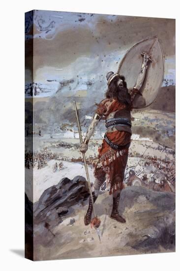 Joshua Gives the Signal for the Attack-James Jacques Joseph Tissot-Premier Image Canvas