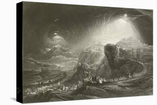 Joshua Summoning the Sun to Stand Still-John Martin-Premier Image Canvas