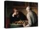Joueurs d'échecs-Honoré Daumier-Premier Image Canvas
