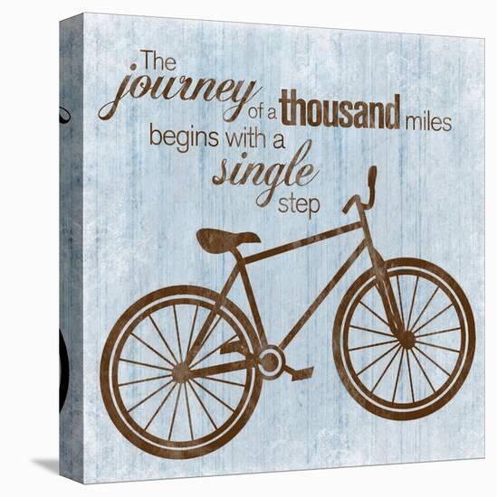 Journey Bike-Lauren Gibbons-Stretched Canvas