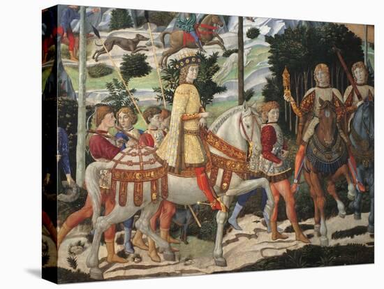 Journey of the Magi-Benozzo Gozzoli-Stretched Canvas