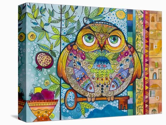 Judaica Folk Owl-Oxana Zaika-Premier Image Canvas