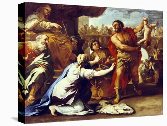 Judgement of Solomon-Luca Giordano-Premier Image Canvas