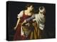 Judith and Her Maidservant with the Head of Holofernes-Orazio Gentileschi-Premier Image Canvas