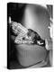 Judy Gordon Lying on Car Seat, Woozy with Car Sickness-Allan Grant-Premier Image Canvas