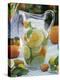 Jug of Water with Citrus Fruit, Lemon Balm and Ice Cubes-F. Strauss-Premier Image Canvas