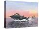 Jules Verne's Nautilus Submarine, Artwork-Richard Bizley-Premier Image Canvas