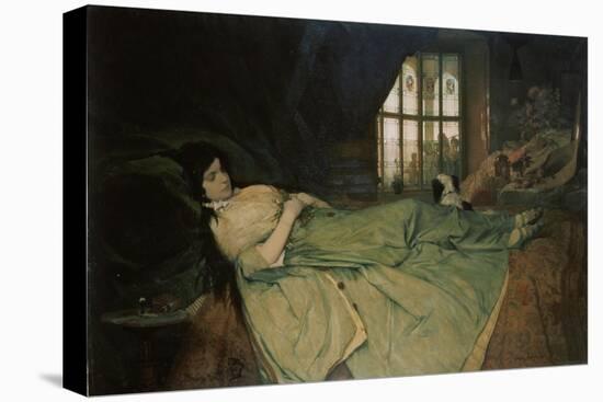 Julia Capulet, the Wedding Day Morning, 1874-Gabriel Von Max-Premier Image Canvas