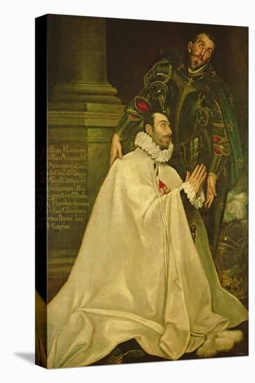 Julian Romero De Las Azanas with St. Julian, 1587-97-El Greco-Premier Image Canvas