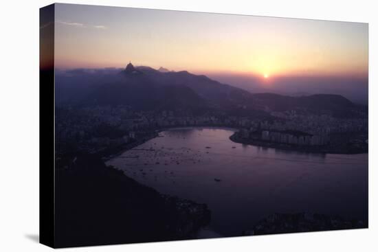 July 1973: Sunset Panoramic View of Rio De Janeiro, Brazil-Alfred Eisenstaedt-Premier Image Canvas