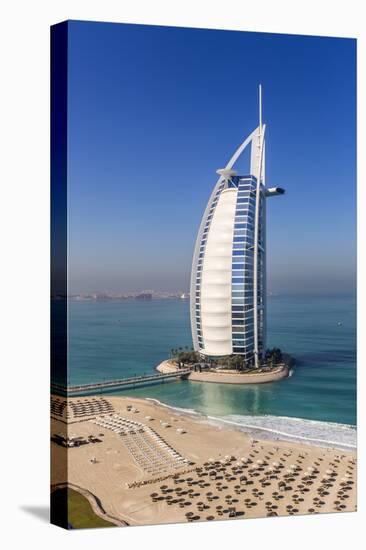 Jumeirah Beach, Burj Al Arab Hotel, Dubai, United Arab Emirates, Middle East-Gavin Hellier-Premier Image Canvas