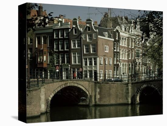 Junction of Reguliersgracht and Keizersgracht Canals, Amsterdam, Holland-Adam Woolfitt-Premier Image Canvas