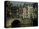 Junction of Reguliersgracht and Keizersgracht Canals, Amsterdam, Holland-Adam Woolfitt-Premier Image Canvas