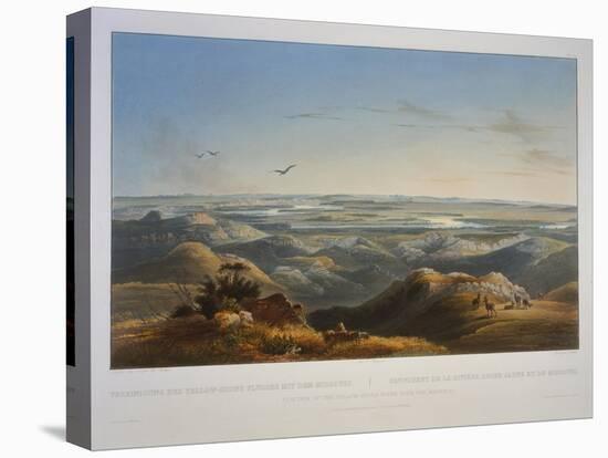 Junction of the Yellowstone River with the Missouri-Karl Bodmer-Premier Image Canvas