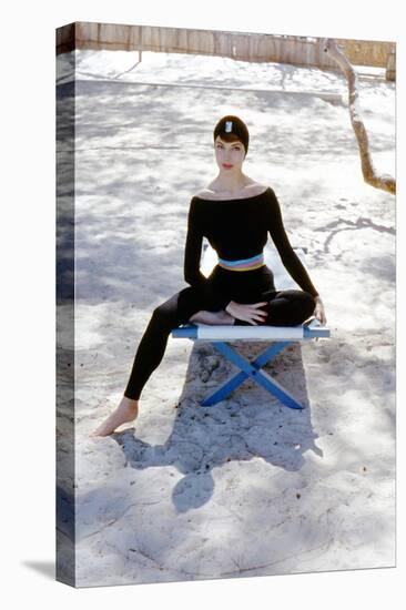 June 1956: Woman Modeling Beach Fashions in Cuba-Gordon Parks-Premier Image Canvas