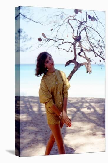 June 1956: Woman Modeling Beach Fashions in Cuba-Gordon Parks-Premier Image Canvas