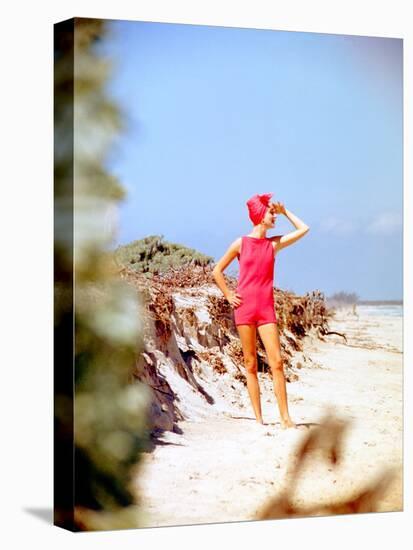 June 1956: Woman Modeling Beach Fashions in Cuba-Gordon Parks-Premier Image Canvas
