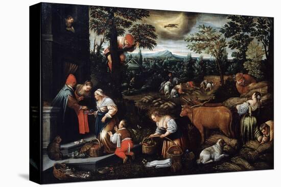 June' (From the Series 'The Seasons), Late 16th or Early 17th Century-Leandro Bassano-Premier Image Canvas