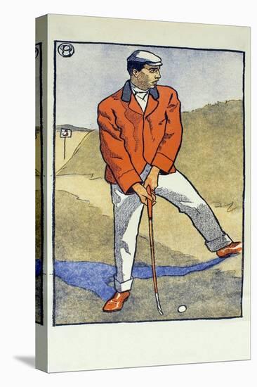 June/July, Detail from 1931 Golfing Calendar, Pub. 1931 (Colour Lithograph)-Edward Penfield-Premier Image Canvas