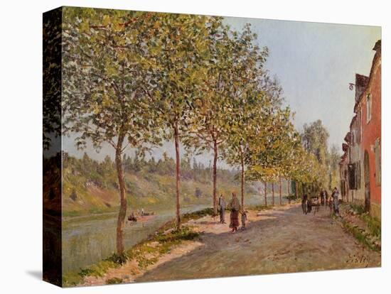 June Morning in Saint-Mammes, 1884-Alfred Sisley-Premier Image Canvas