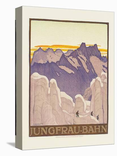 Jungfrau-Bahn, Poster Advertising the Jungfrau Mountain Railway-Emil Cardinaux-Premier Image Canvas