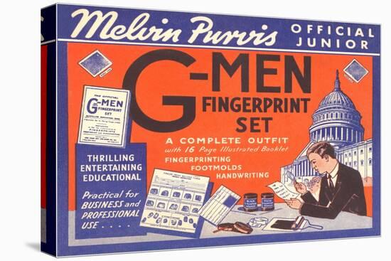 Junior G-Men Fingerprint Set-null-Premier Image Canvas