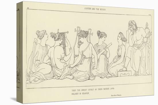 Jupiter and the Muses-John Flaxman-Premier Image Canvas