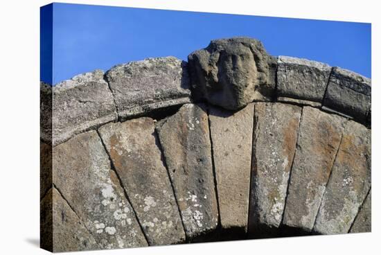 Jupiter's Gate, Detail from Supporting Arch, City Walls, Falerii Novi, Lazio, Italy-null-Premier Image Canvas