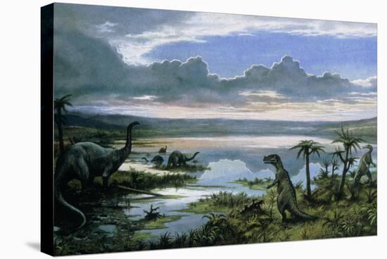 Jurassic Landscape-Ludek Pesek-Premier Image Canvas