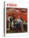 "Jury" or "Holdout" Saturday Evening Post Cover, February 14,1959-Norman Rockwell-Premier Image Canvas