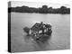 Just Room Enough Island, One of Thousand Islands in St. Lawrence River-Peter Stackpole-Premier Image Canvas