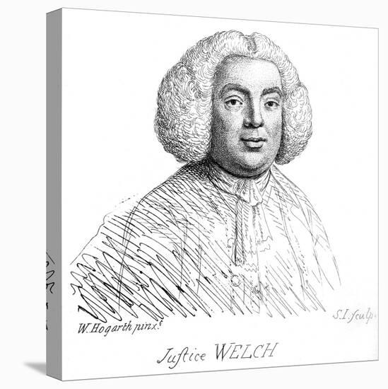 Justice Welch - portrait by William Hogarth-William Hogarth-Premier Image Canvas