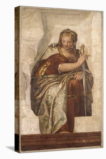 Justice-Paolo Veronese-Stretched Canvas