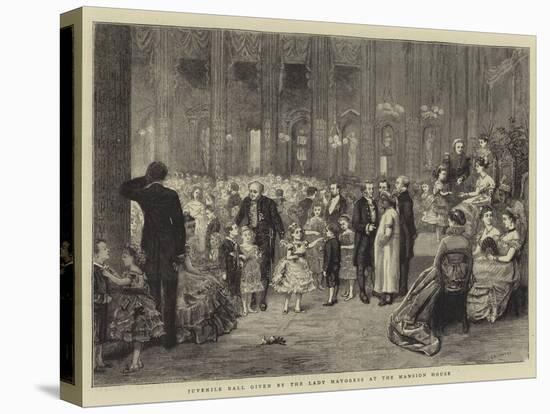 Juvenile Ball Given by the Lady Mayoress at the Mansion House-George Goodwin Kilburne-Premier Image Canvas