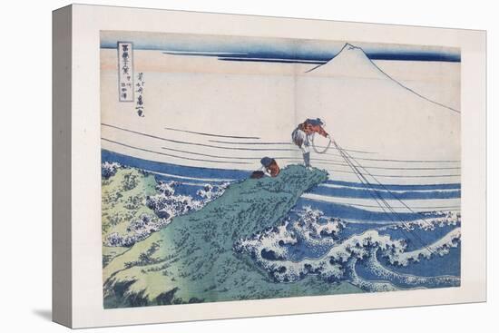 Kajikazawa in Kai Province (Koshu Kajikazawa) (Colour Woodblock Print)-Katsushika Hokusai-Premier Image Canvas
