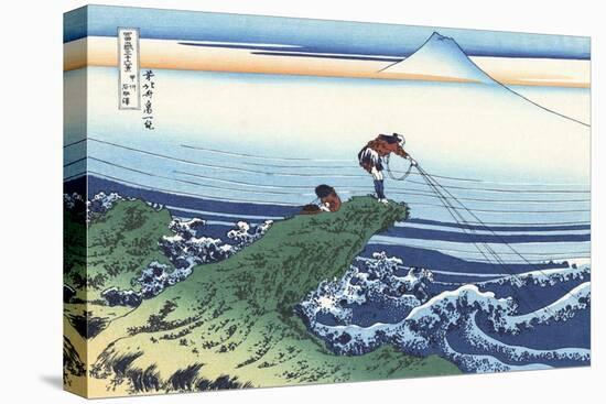 Kajikazawa in Kai Province-Katsushika Hokusai-Premier Image Canvas