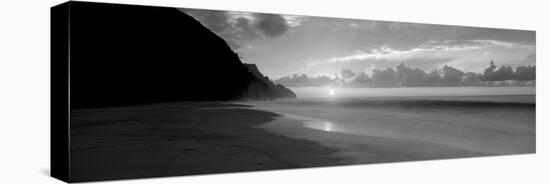 Kalalau Beach Sunset, Na Pali Coast, Hawaii, USA-null-Premier Image Canvas