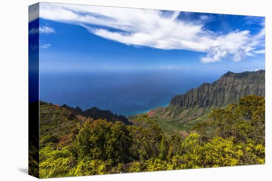 Kalalau Valley Overlook in Kauai-Andrew Shoemaker-Premier Image Canvas