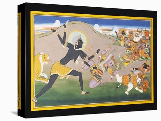 Kali Slaying Demons, C.1800-1820-null-Premier Image Canvas